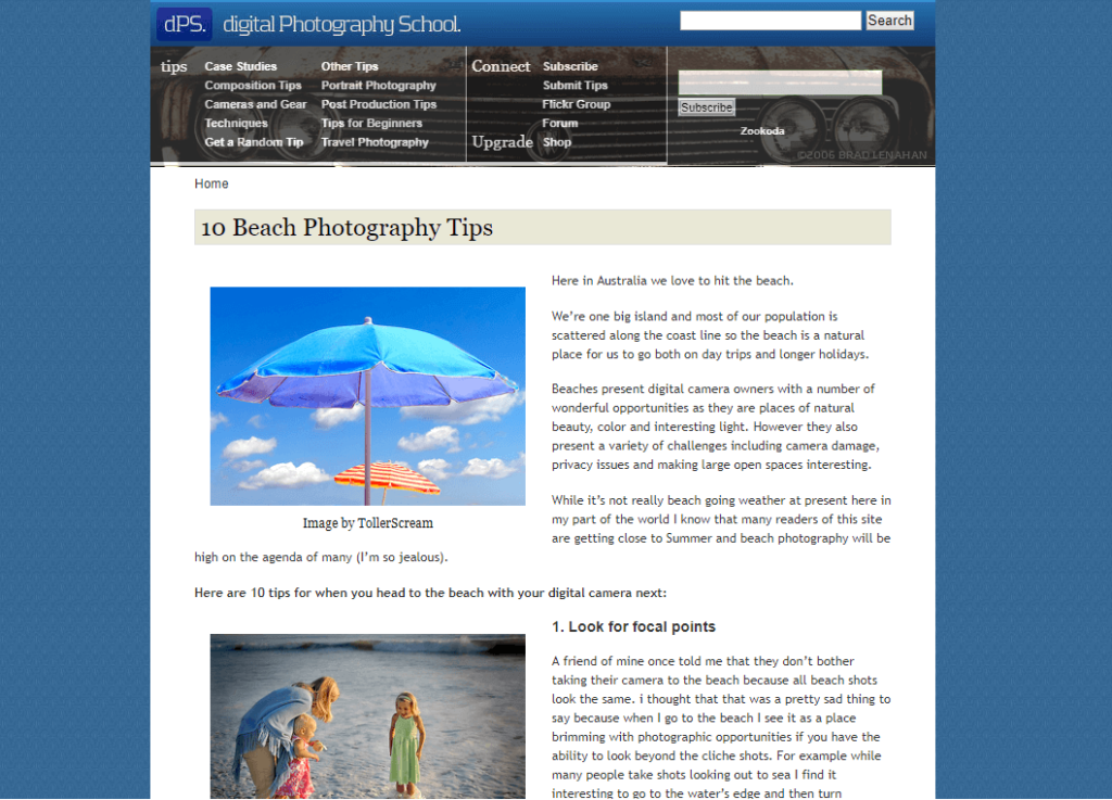 digital photography school blog 2007
